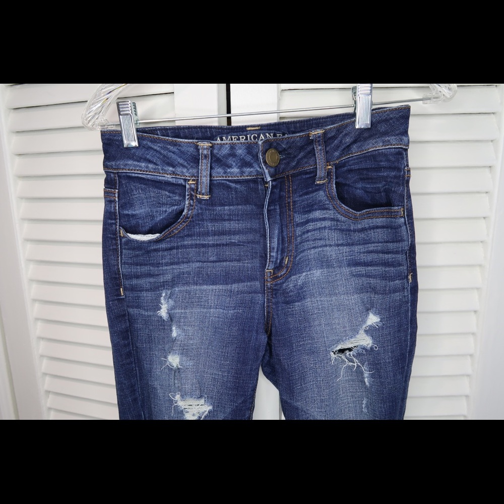 American Eagle Distressed Skinny Jeans